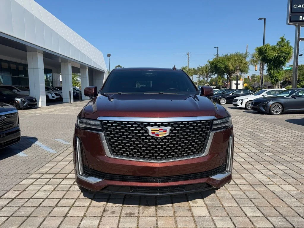 Used 2022 Red Cadillac Premium Luxury image 3
