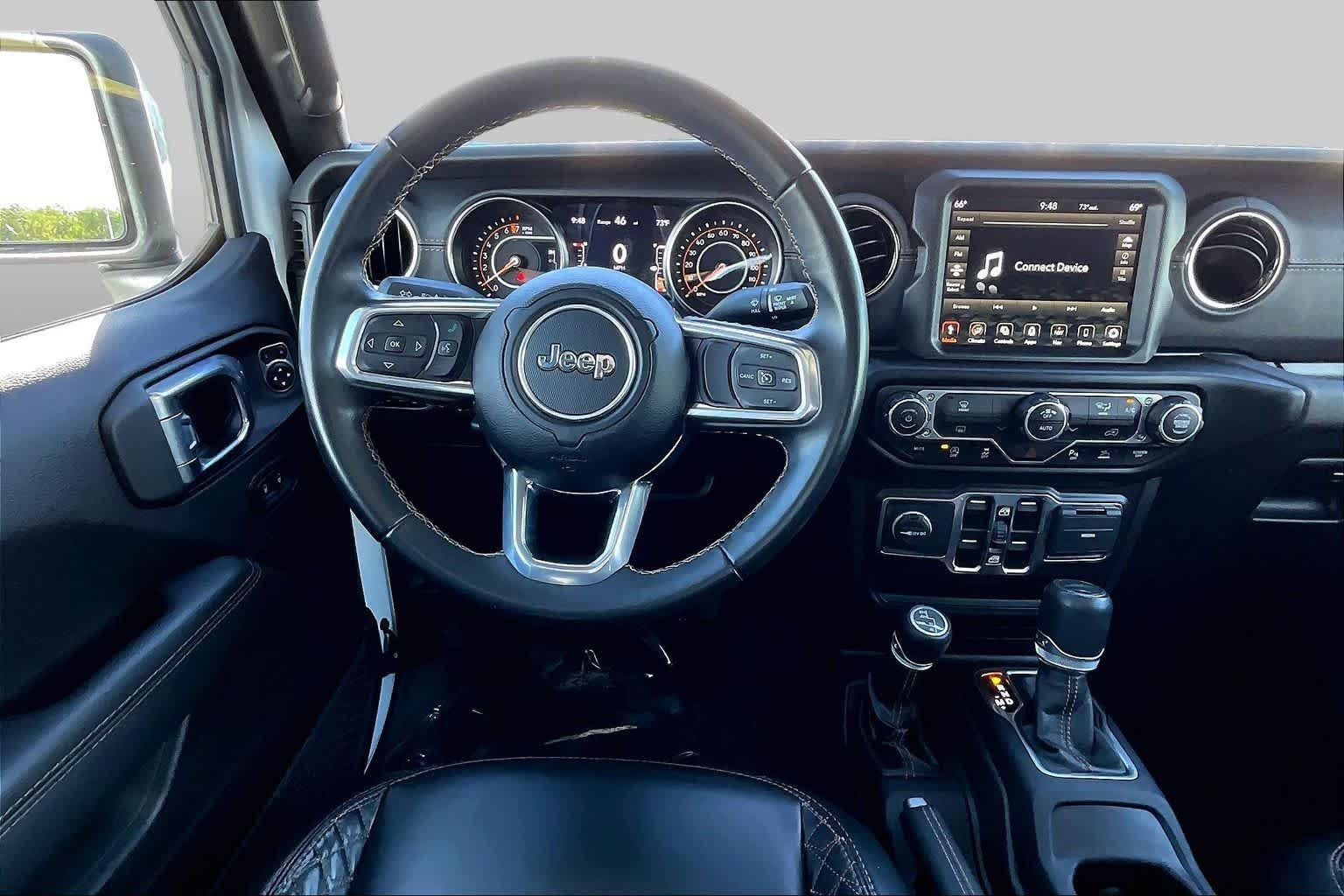Used 2022 Bright White Clearcoat Jeep High Altitude image 6
