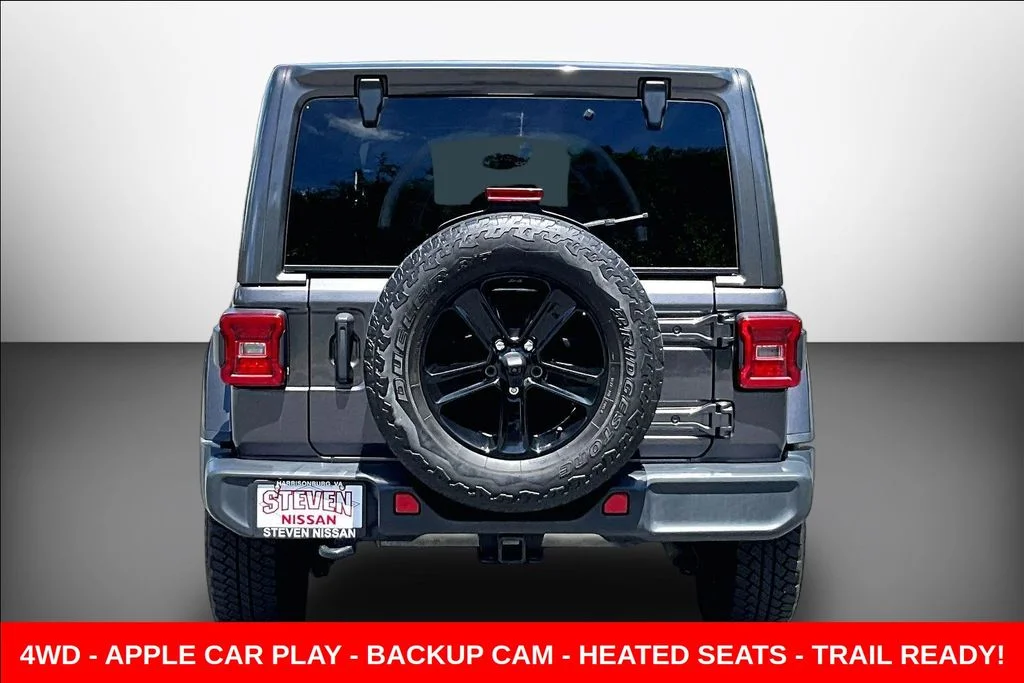 Used 2021 Gray Jeep Unlimited Sahara Altitude image 5