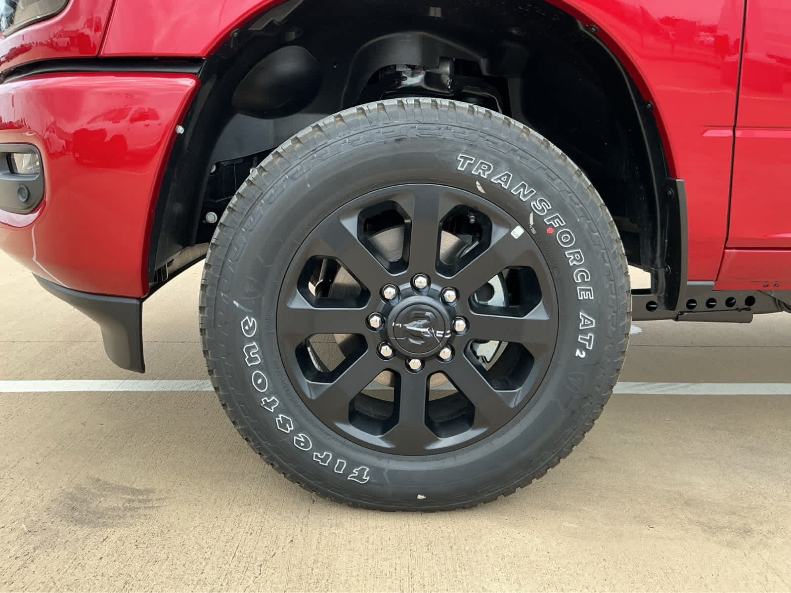 New 2026 Molten Red Pearl-Coat Exterior Paint RAM Laramie image 15