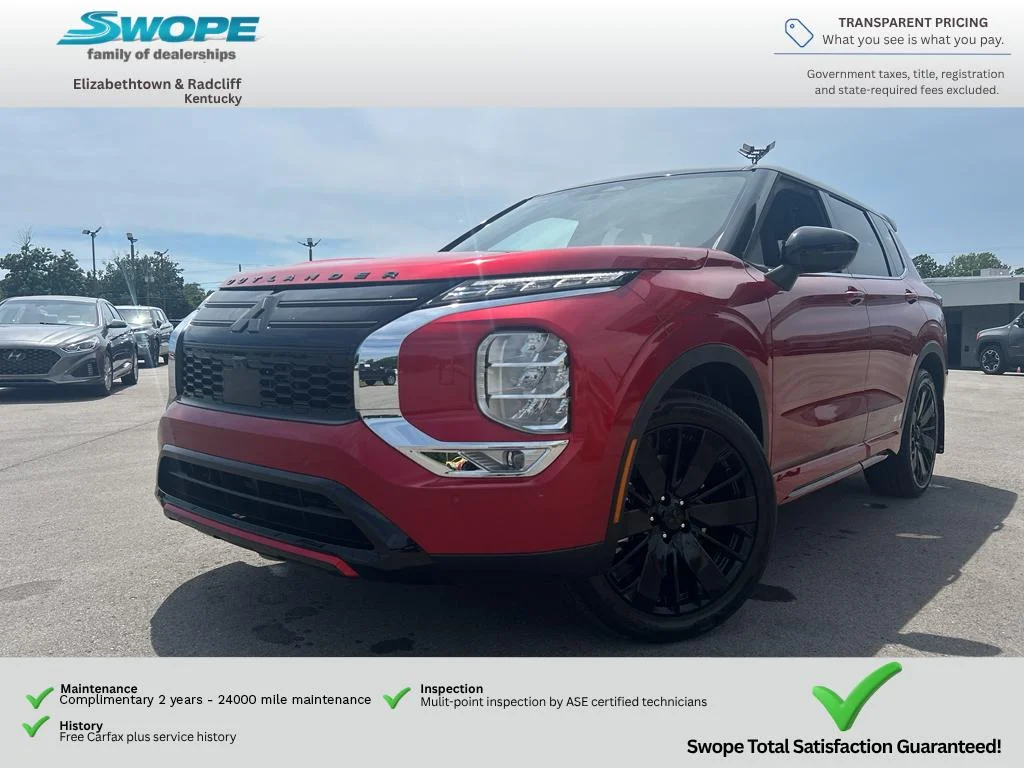 New 2026 Red Diamond/Black Roof Mitsubishi Ralliart image 2