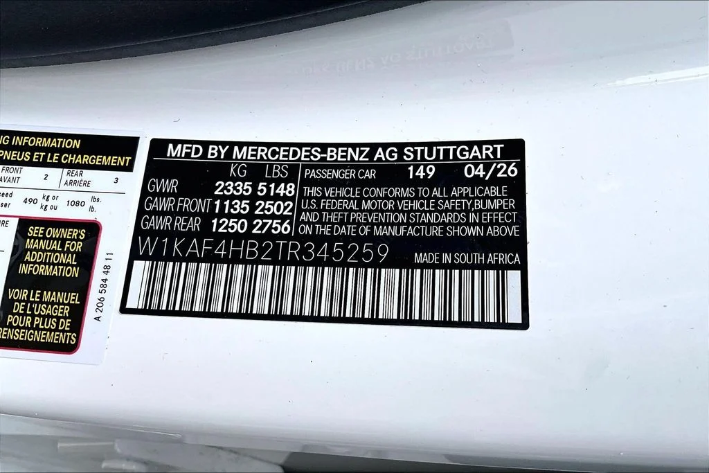 New 2026 White Mercedes-Benz C 300 image 14