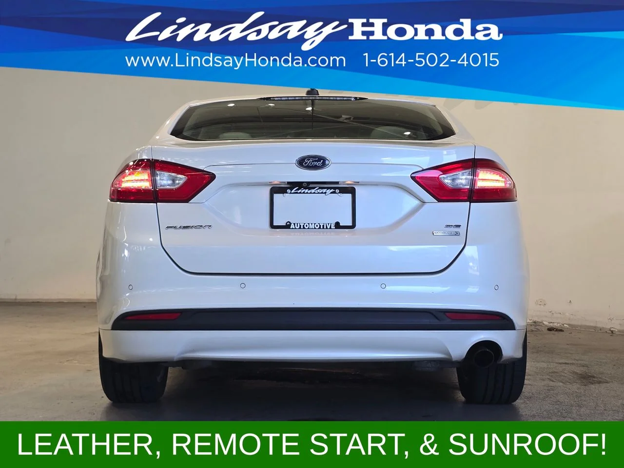 Used 2014 White Platinum Clearcoat Metallic Ford SE image 6