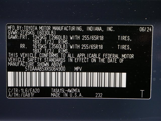 Certified Used 2024 Storm Cloud Toyota XLE image 34