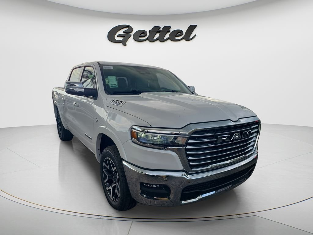 New 2026 Ivory White Tri-Coat Pearl-Coat Exterior Paint RAM Laramie image 3