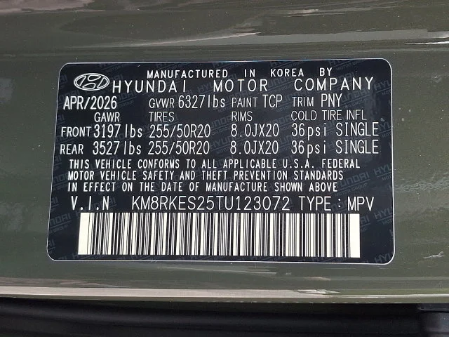 New 2026 Green Hyundai Limited image 17