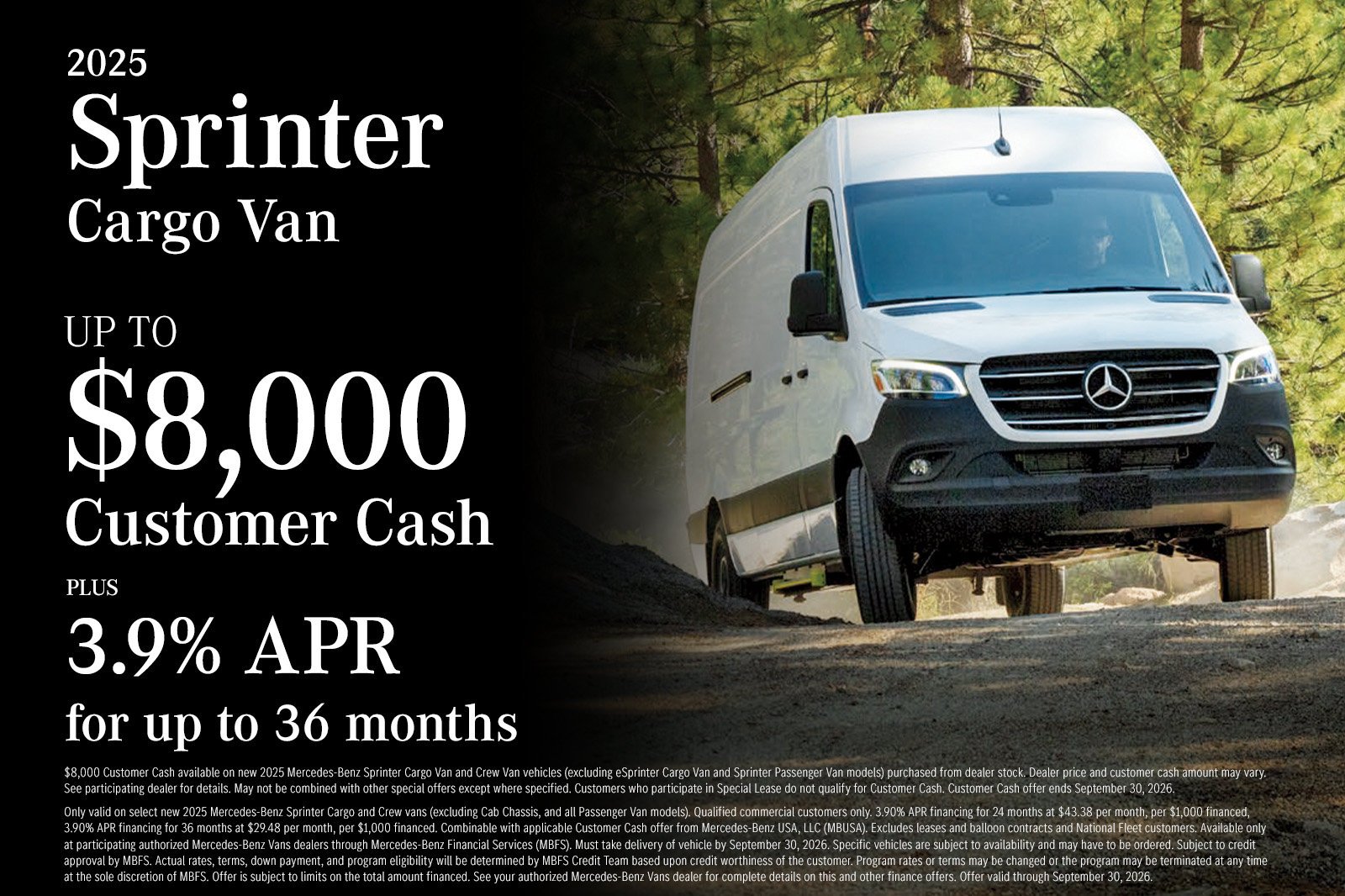 New 2025 Arctic White Mercedes-Benz Cargo 144 WB image 2