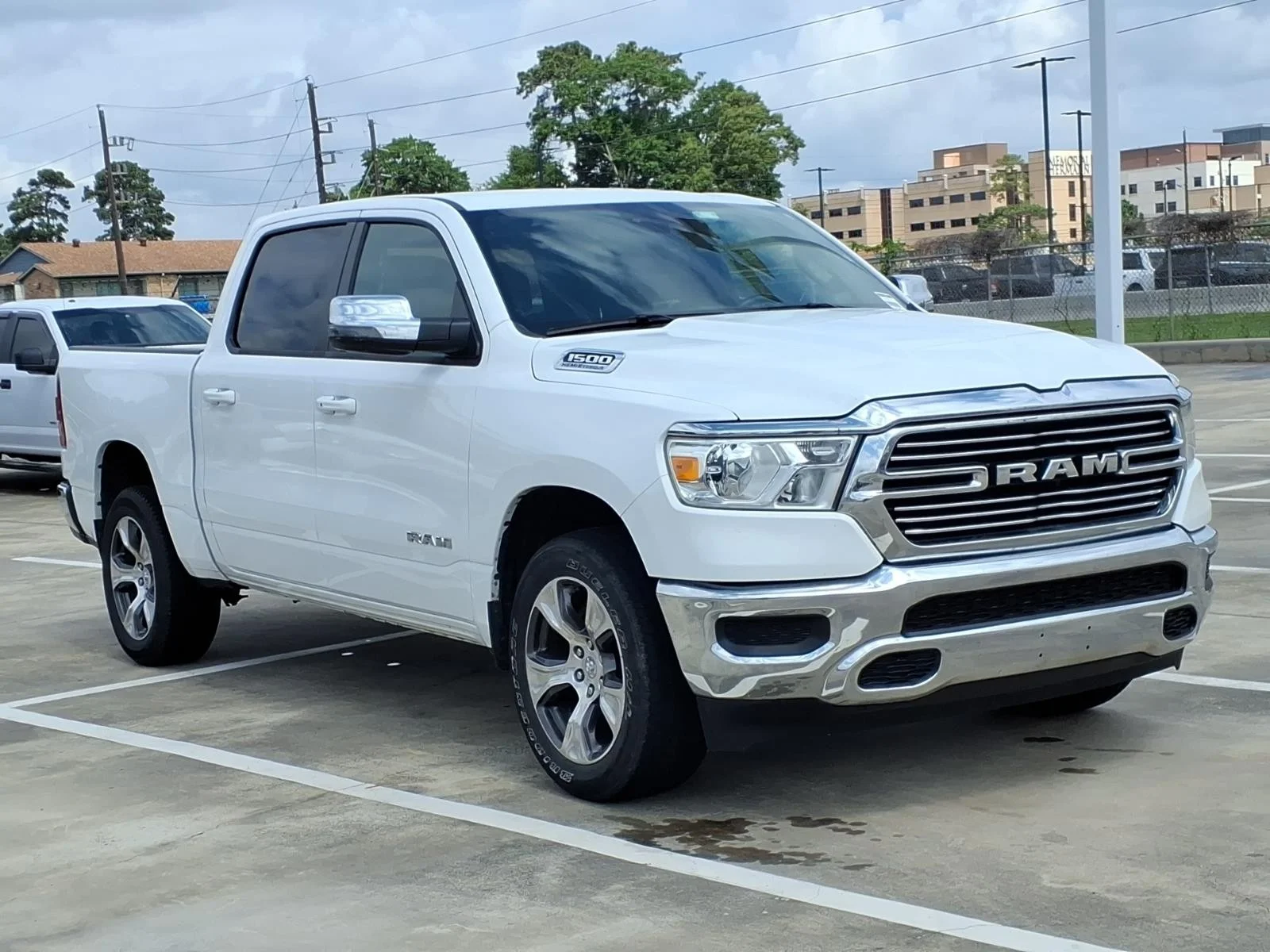 2024 Ram 1500 Laramie White at Robbins Nissan