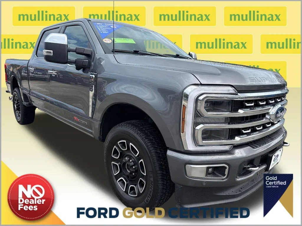 Certified Used 2024 Gray Ford Platinum image 1