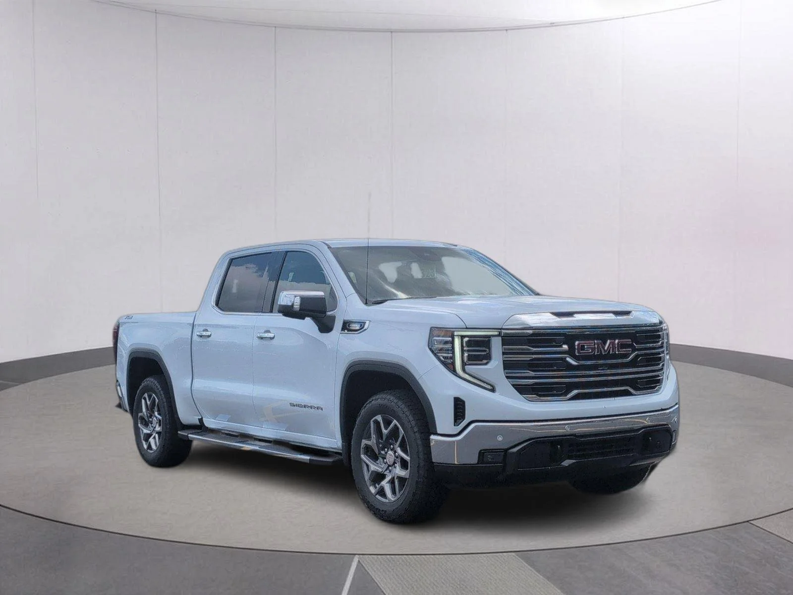 New 2026 Glacier White Tricoat GMC SLT image 9
