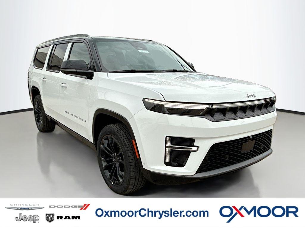New 2026 Bright White Clear-Coat Exterior Paint Jeep Summit Obsidian image 1