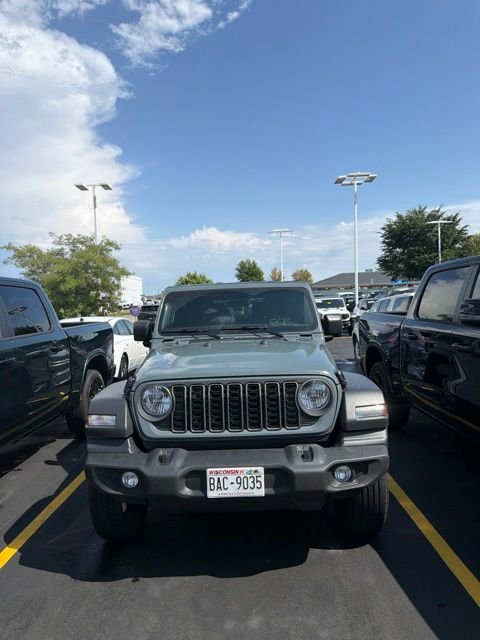Used 2025 Jeep Wrangler 2-Door Sport with VIN 1C4PJXANXSW544620 for sale in Shakopee, Minnesota