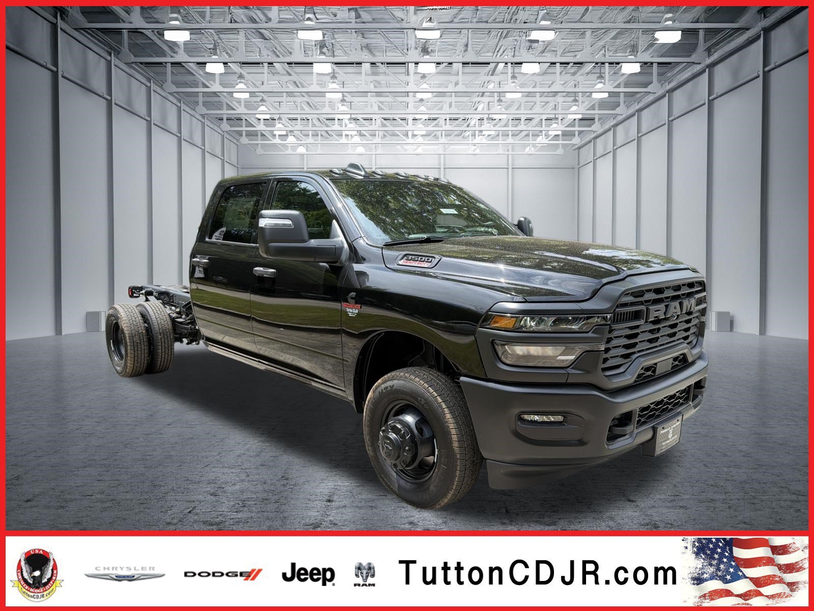 New 2026 Diamond Black Crystal Pearlcoat RAM Tradesman image 1