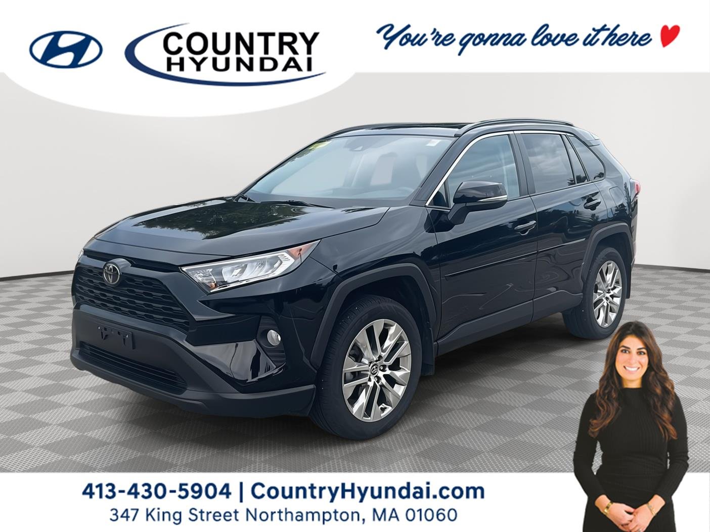 Used 2020 Midnight Black Metallic Toyota XLE Premium image 1