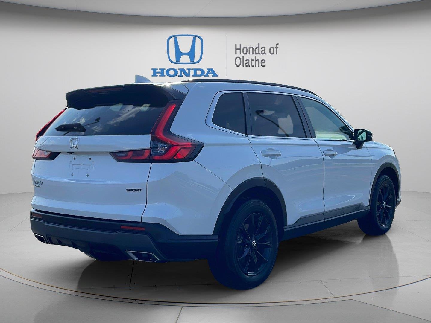 Certified Used 2023 Platinum White Pearl Honda HYB AWD SPORT BD image 3
