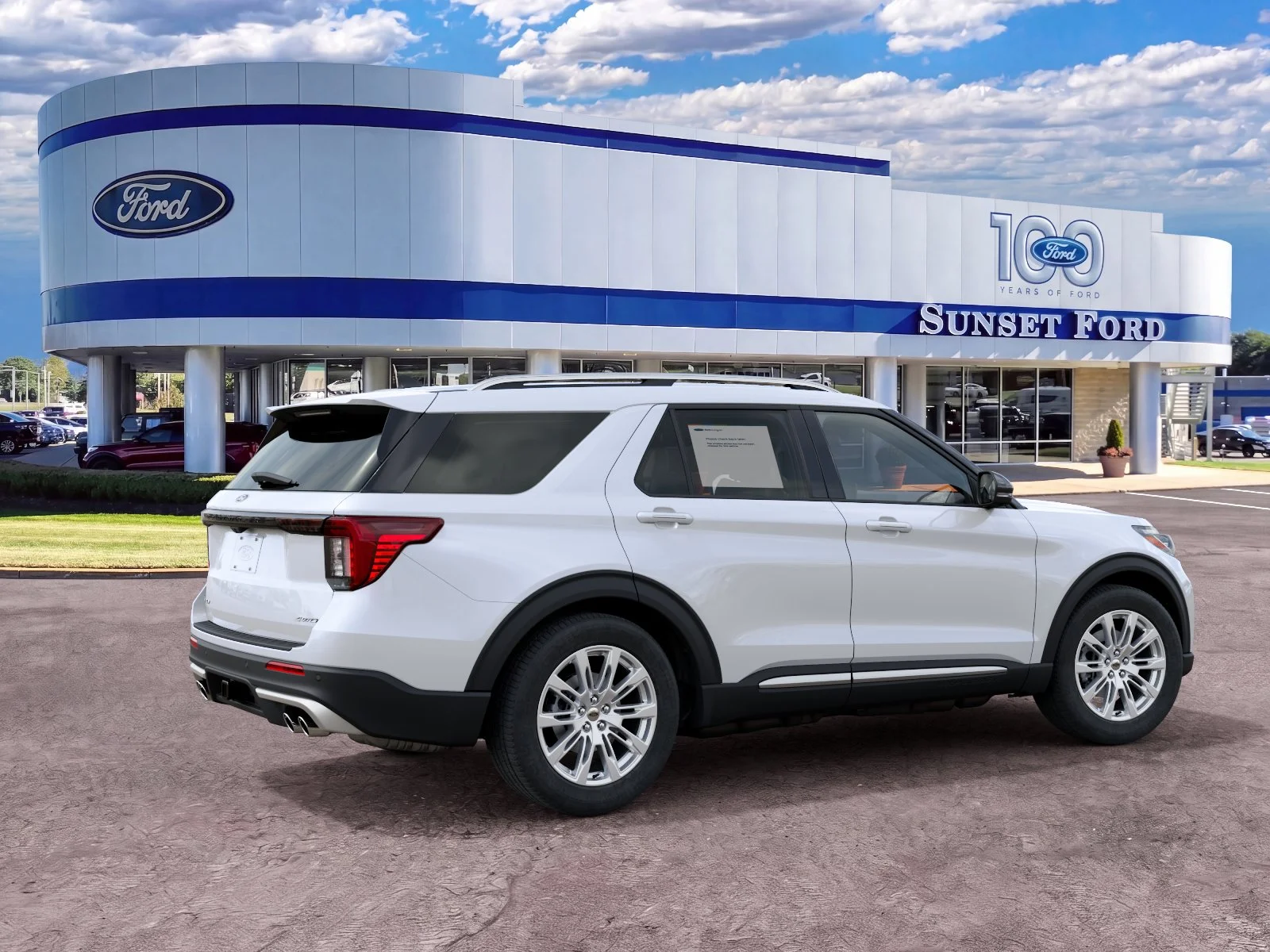 New 2027 Star White Metallic Tri-Coat Ford Platinum® image 6