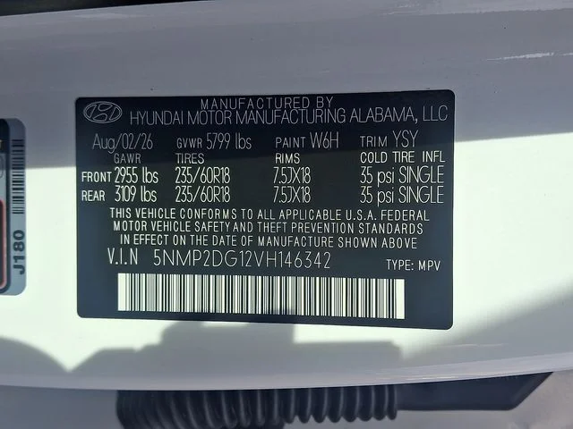New 2027 White Hyundai SEL image 19