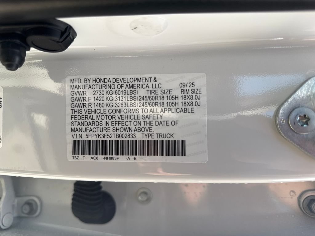 2026 Honda Ridgeline RTL - Photo 30