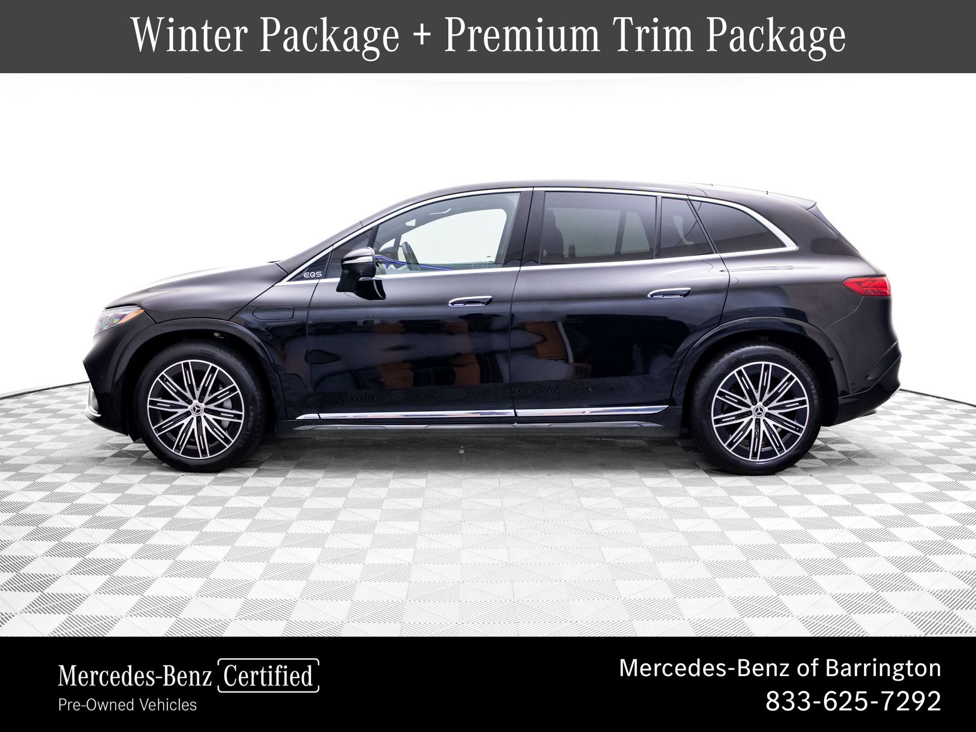 Certified 2023 Mercedes-Benz EQS SUV Base with VIN 4JGDM4EB2PA010620 for sale in Barrington, IL