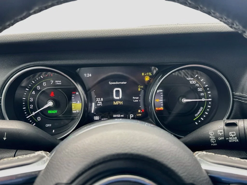 Used 2023 Blue Jeep Sahara 4xe image 13