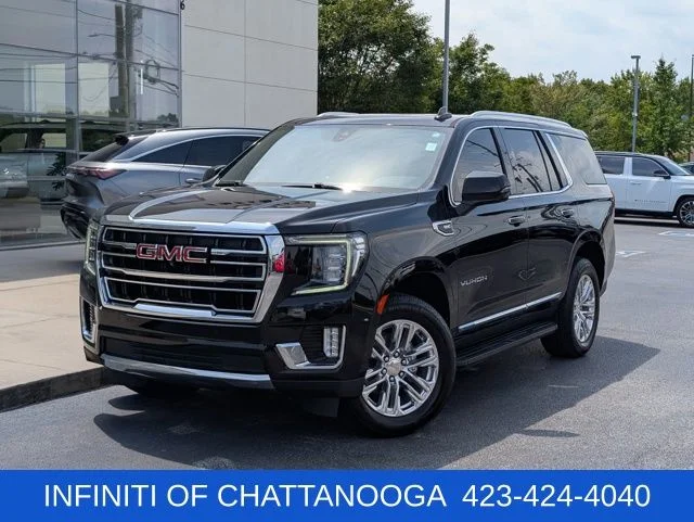 Used 2022 Black GMC SLT image 1