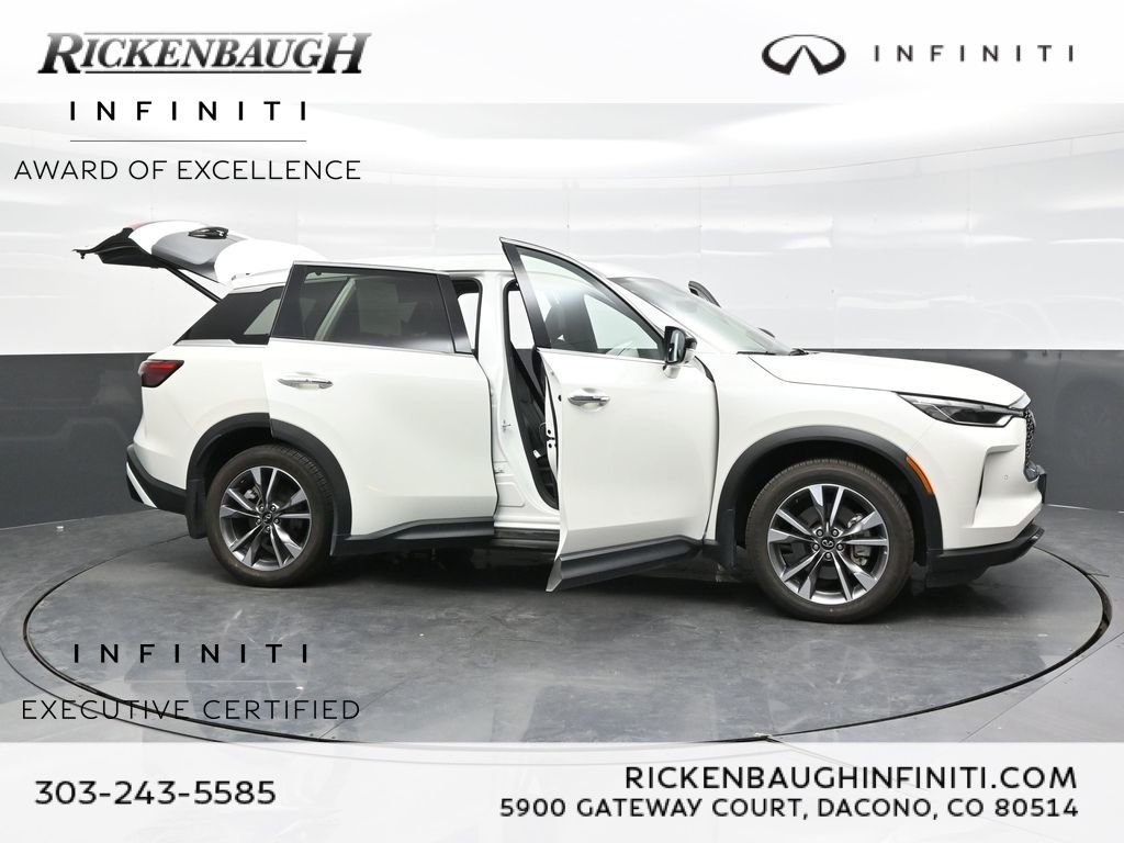 Certified Used 2023 White INFINITI LUXE image 50