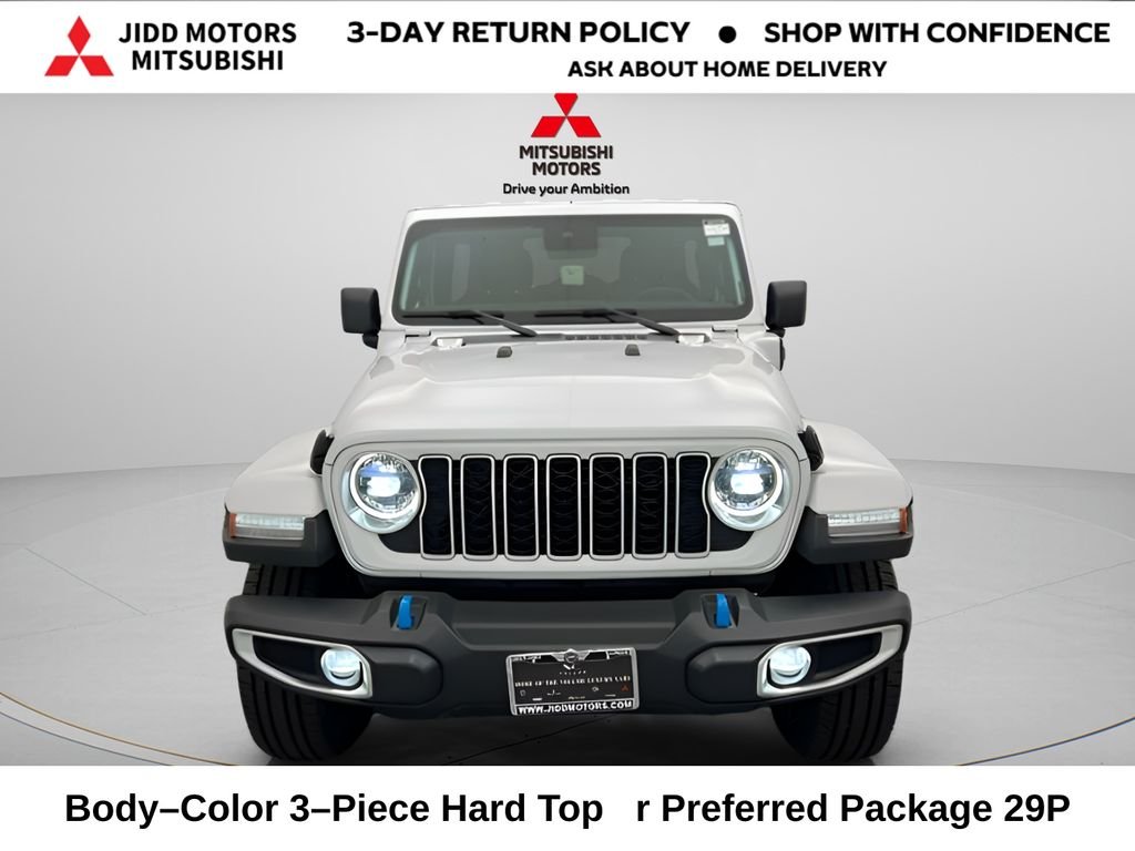 Used 2024 Jeep Wrangler 4xe Sahara 4XE with VIN 1C4RJXP68RW298718 for sale in Des Plaines, IL