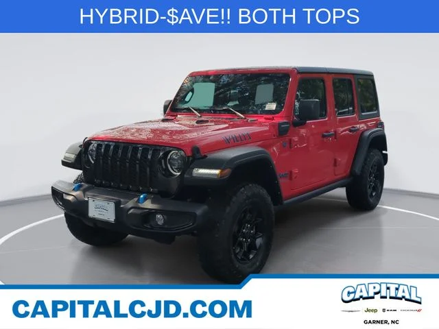 Used 2024 Red Jeep Willys 4xe image 1