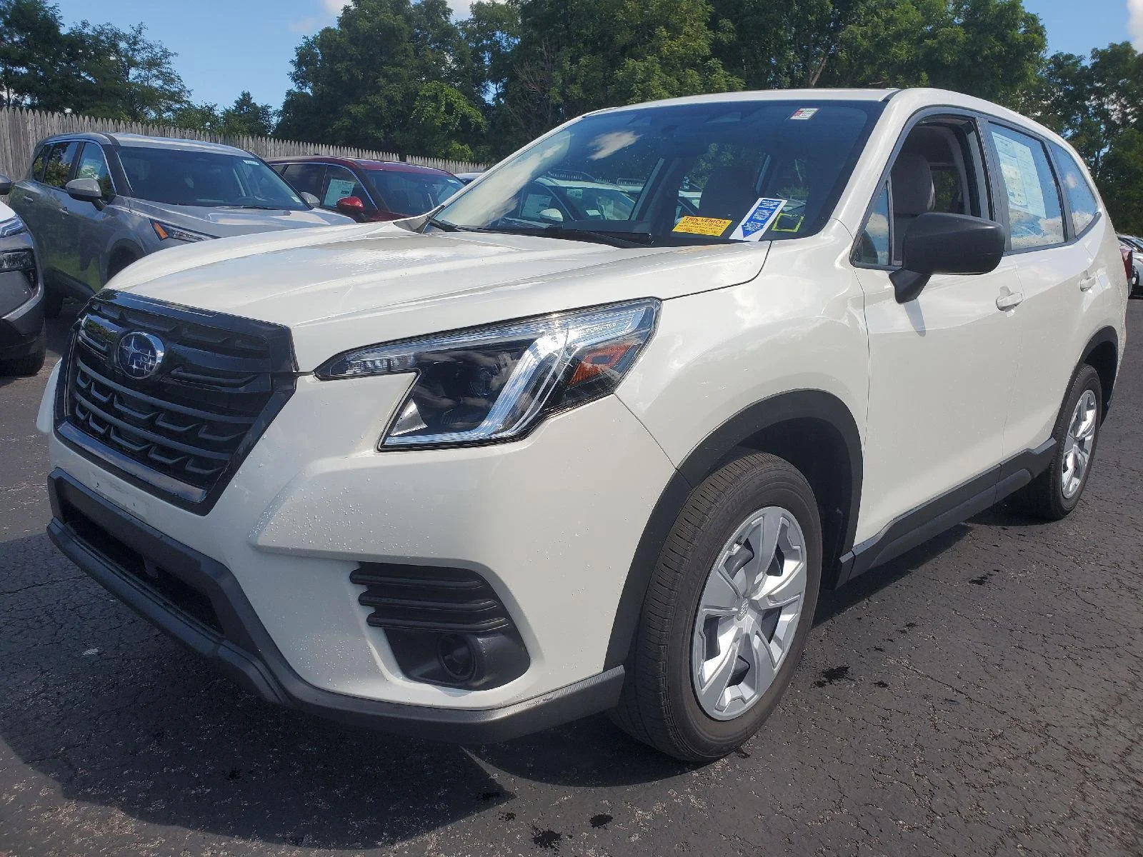Used 2023 Crystal White Pearl Subaru Base image 4