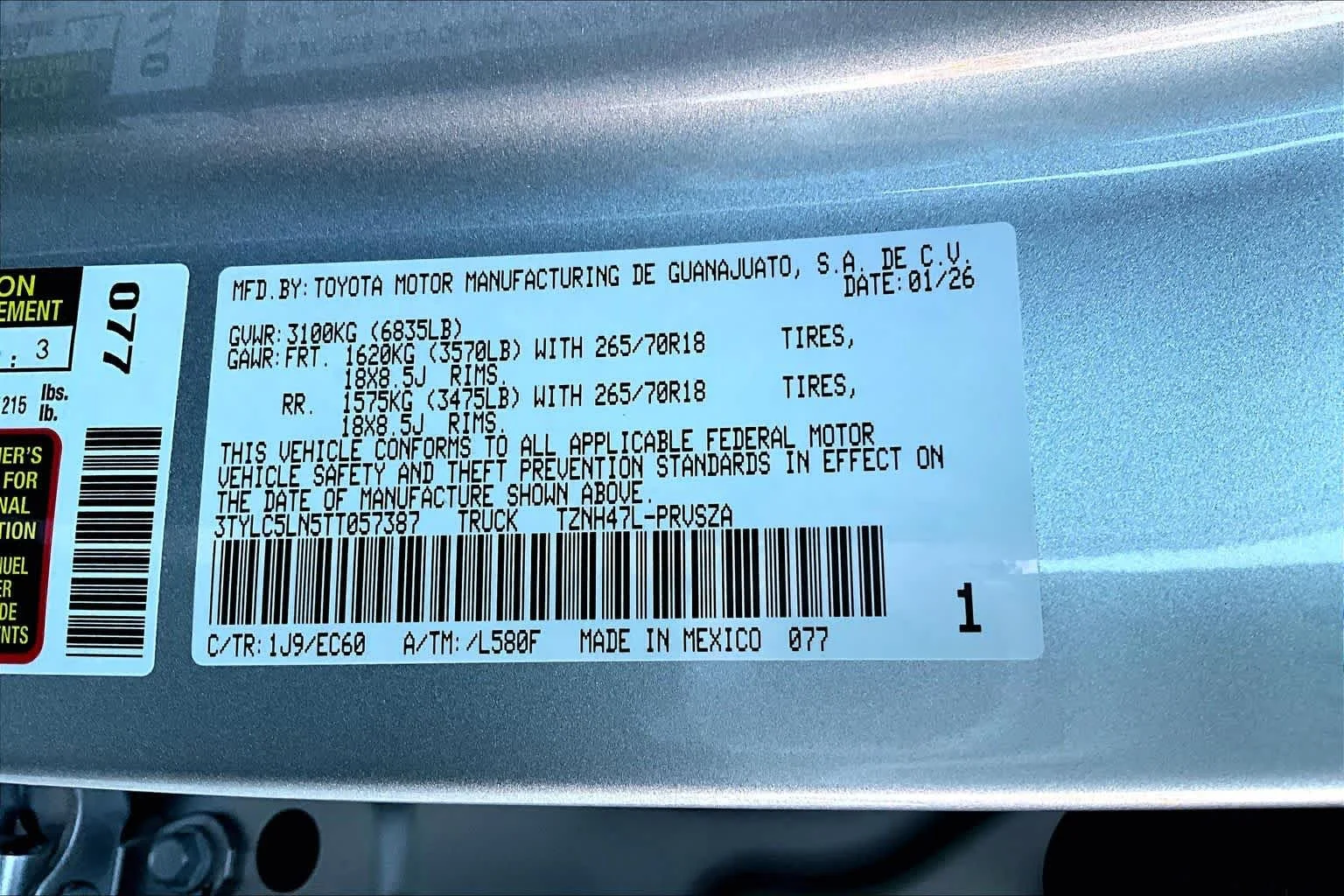 New 2026 Celestial Silver Metallic Toyota Trailhunter image 18