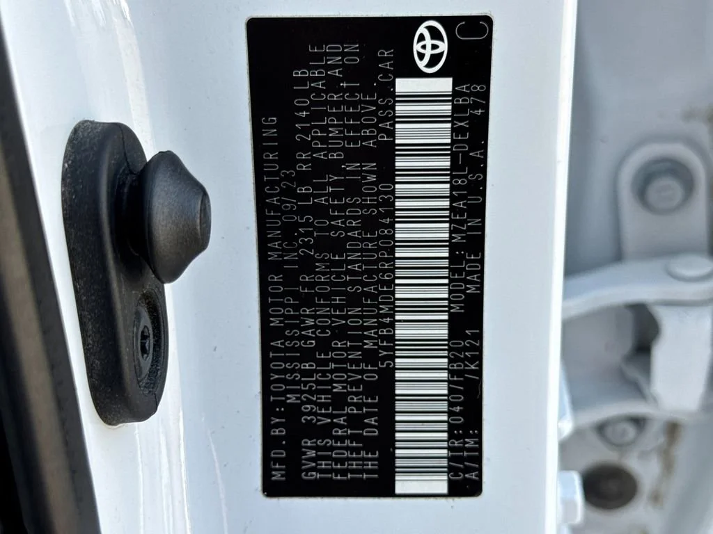Used 2024 White Toyota LE image 30