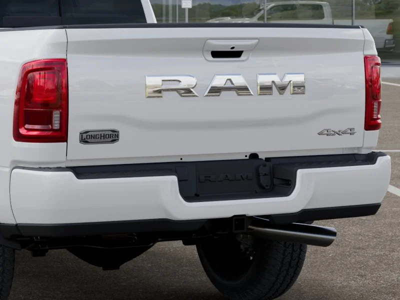 New 2026 Bright White Clear-Coat Exterior Paint RAM Limited Longhorn image 37