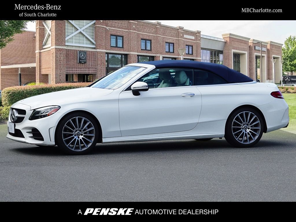 Certified Used 2021 Polar White Mercedes-Benz C 300 image 1
