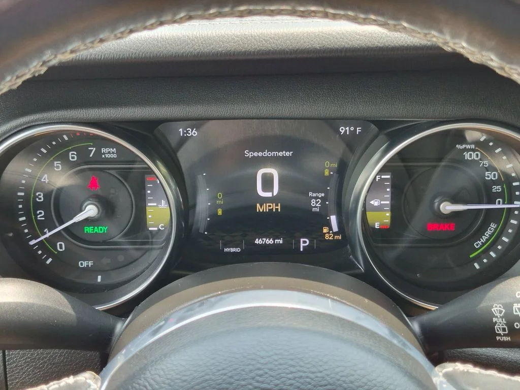 Used 2022 Black Jeep Unlimited Sahara 4xe image 15