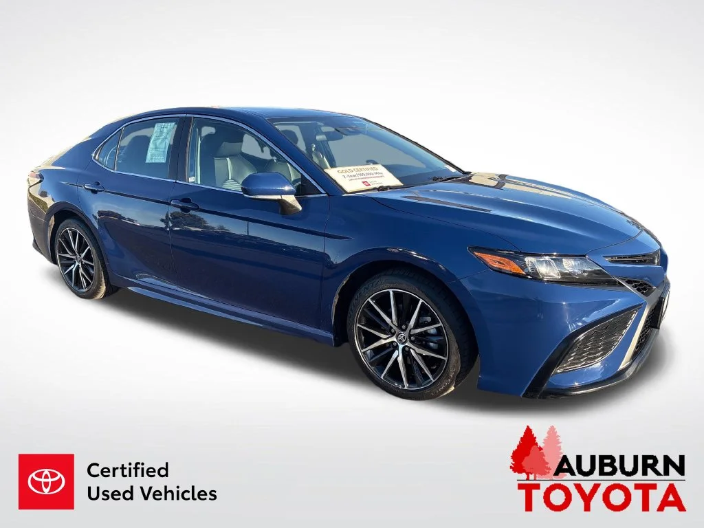Certified Used 2023 Reservoir Blue Toyota SE image 4