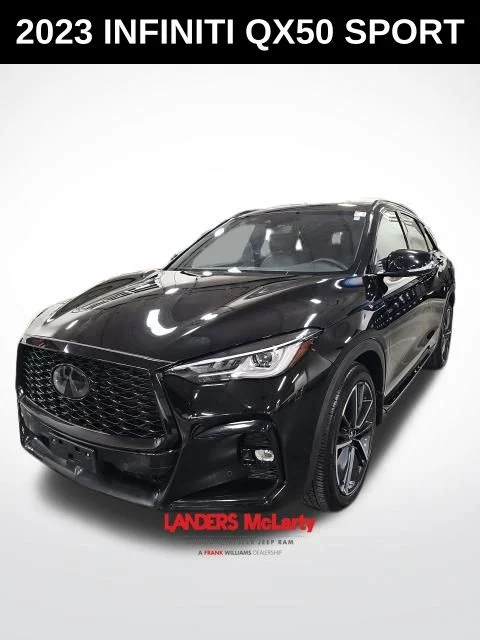 Used 2023 Black INFINITI SPORT image 3
