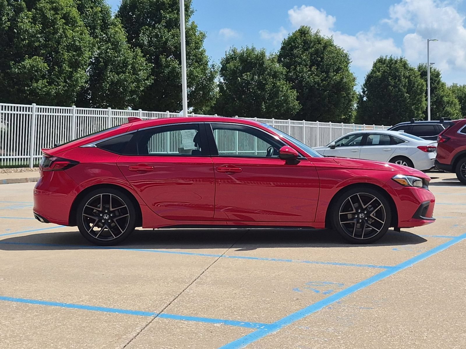 Certified Used 2023 Rallye Red Honda Sport Touring Hatchback image 5