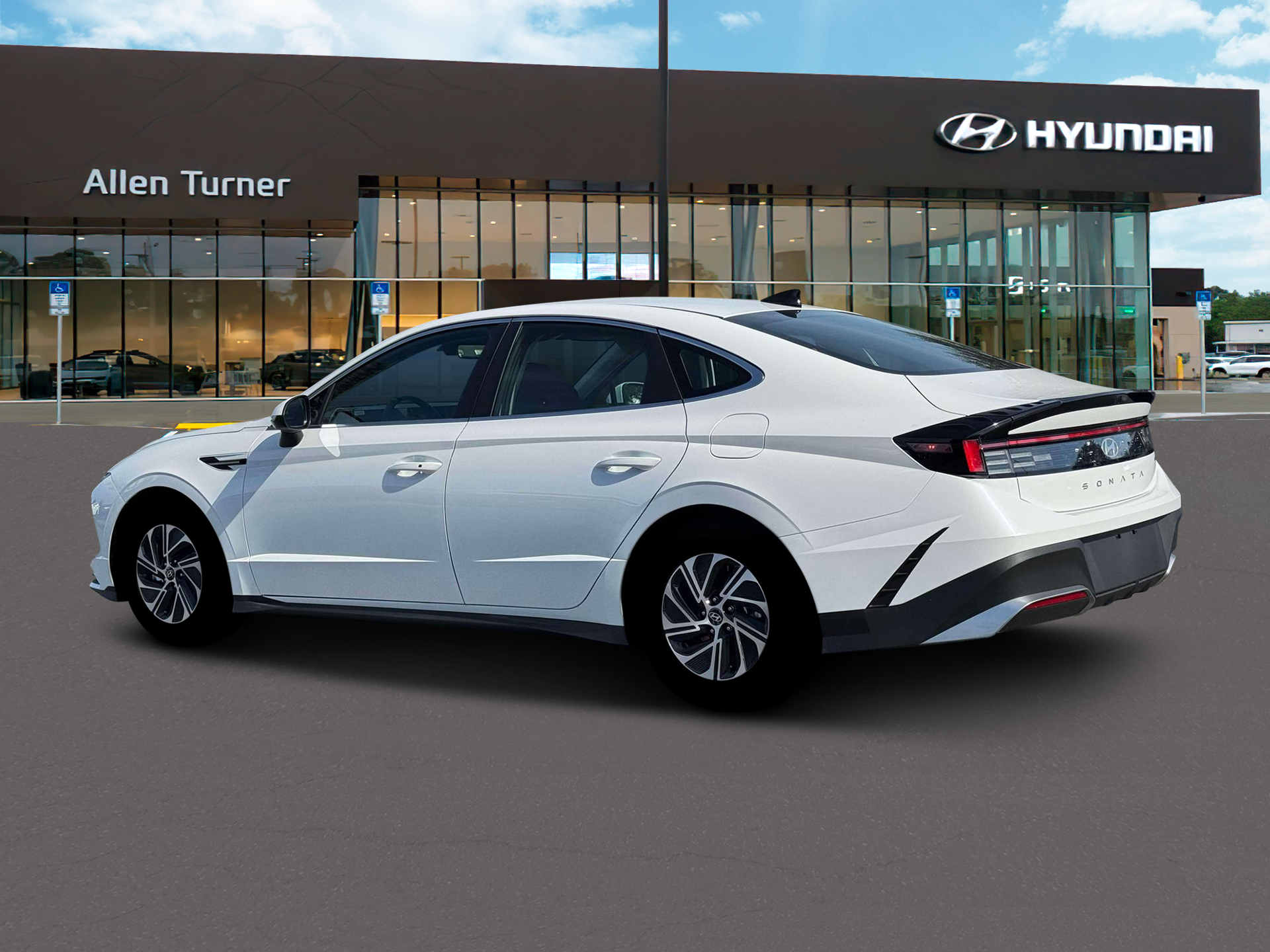 New 2026 Serenity White Hyundai Blue image 4