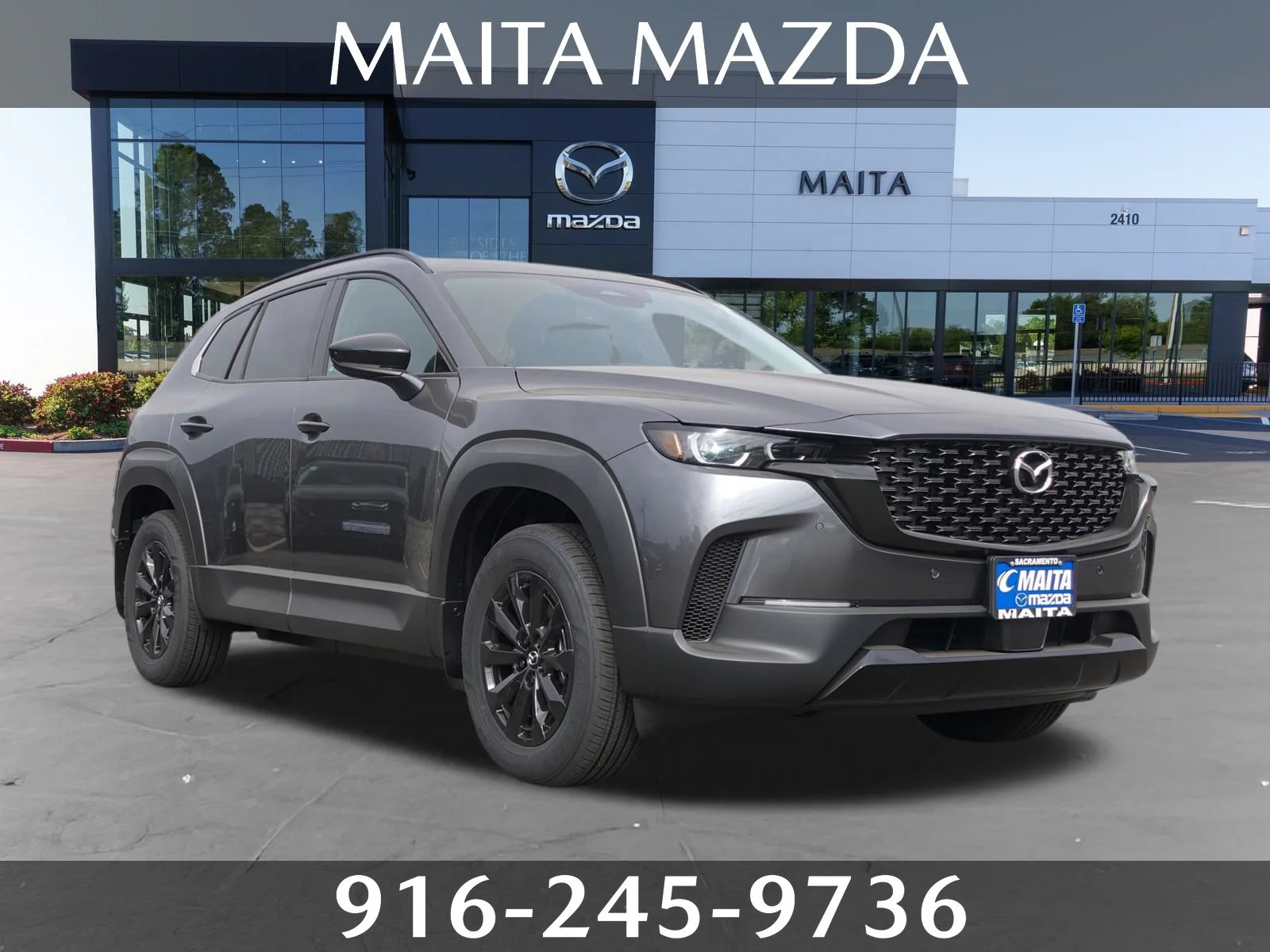 New 2026 Machine Gray Metallic Mazda Premium image 1