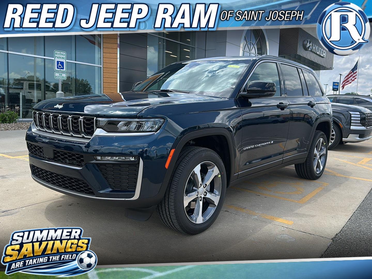 New 2026 Fathom Blue Pearl-Coat Exterior Paint Jeep Limited image 1