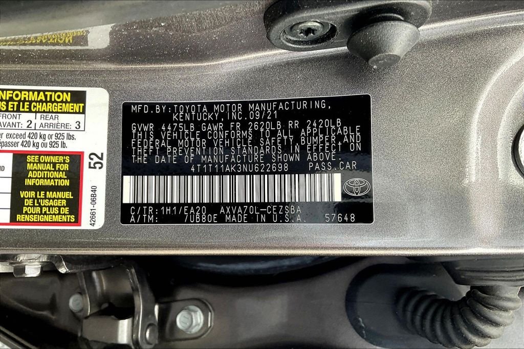 Used 2022 Gray Toyota SE image 23