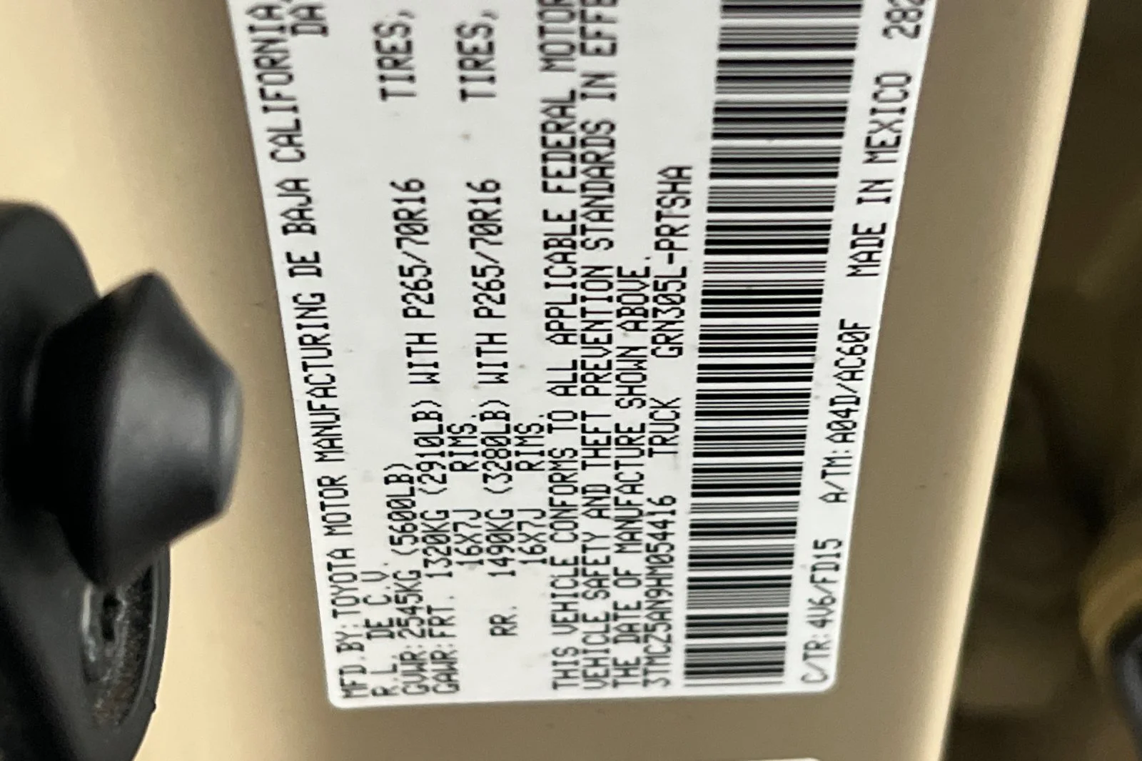Used 2017 Quicksand Toyota TRD Off Road image 33
