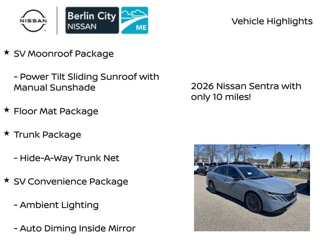 New 2026 Atlantic Gray Metallic Nissan SV image 7