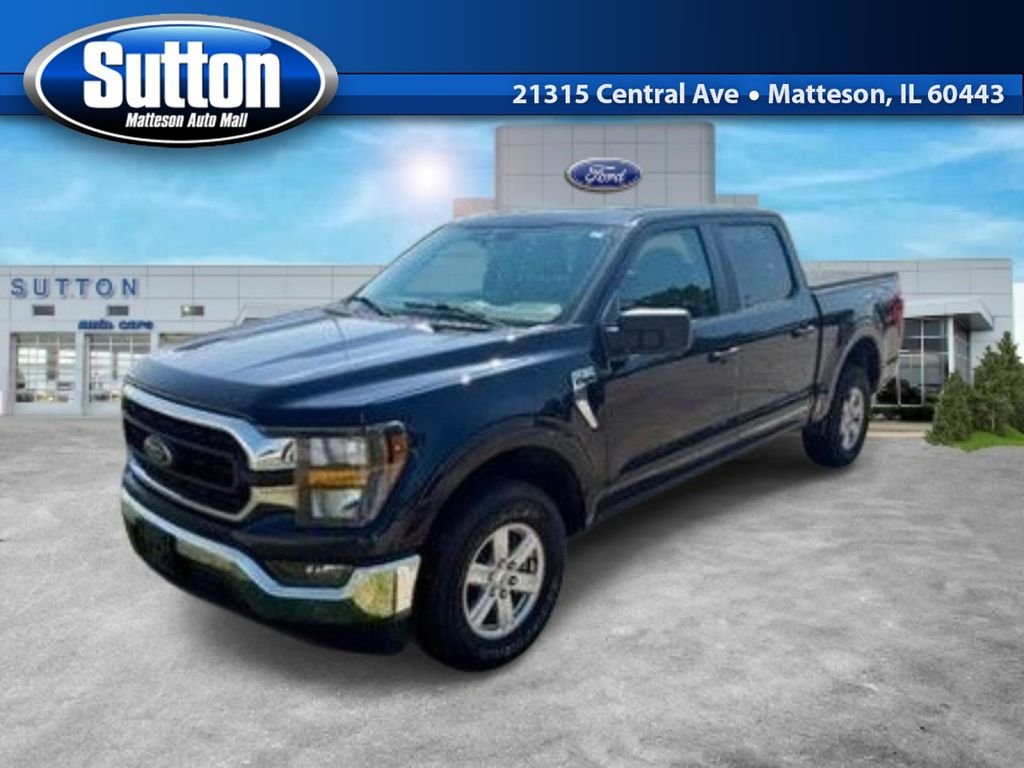 Used 2023 Blue Metallic Ford XLT image 1