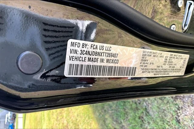 New 2026 Black Jeep Latitude image 14