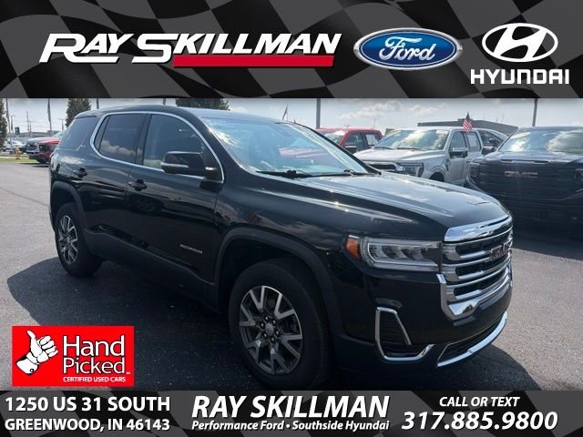 Used 2023 Ebony Twilight Metallic GMC SLE image 1