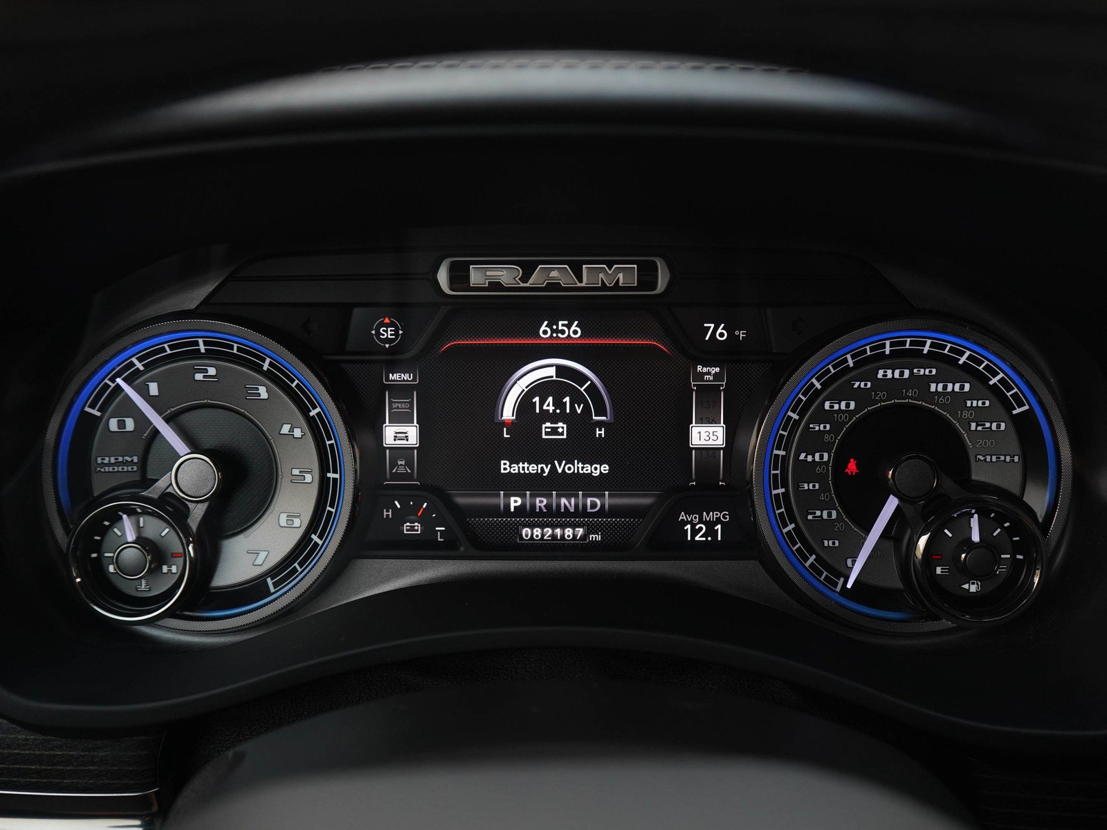 Used 2019 Patriot Blue Pearlcoat Ram Limited image 22