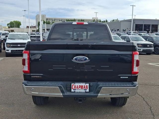 Certified Used 2022 Black Metallic Ford Lariat image 5