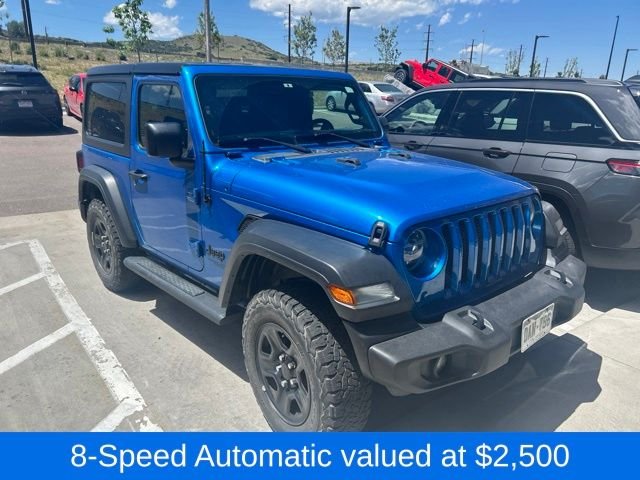 Used 2021 Blue Jeep Sport image 3