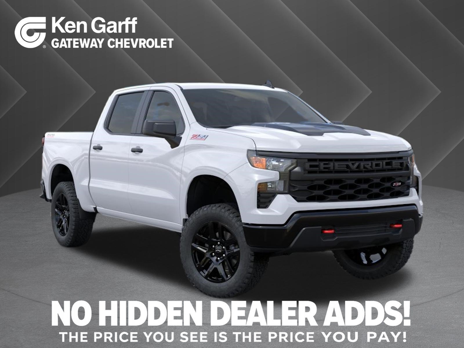 New 2026 Summit White Chevrolet Custom Trail Boss image 1